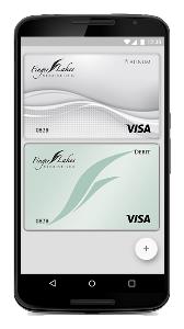 Samsung Phone with FLFCU Cards digital wallet phone